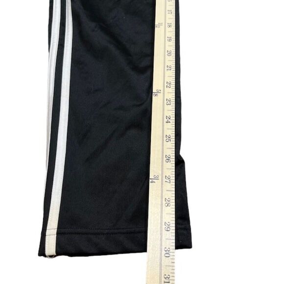 Adidas Primeblue 3 Stripe Track Pants Black with White Zip Leg Pocket Women's XS - Picture 6 of 15